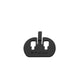 MIDLAND Kit di montaggio interfono, basetta adesiva per interfoni BT Next, BTX2, BTX1