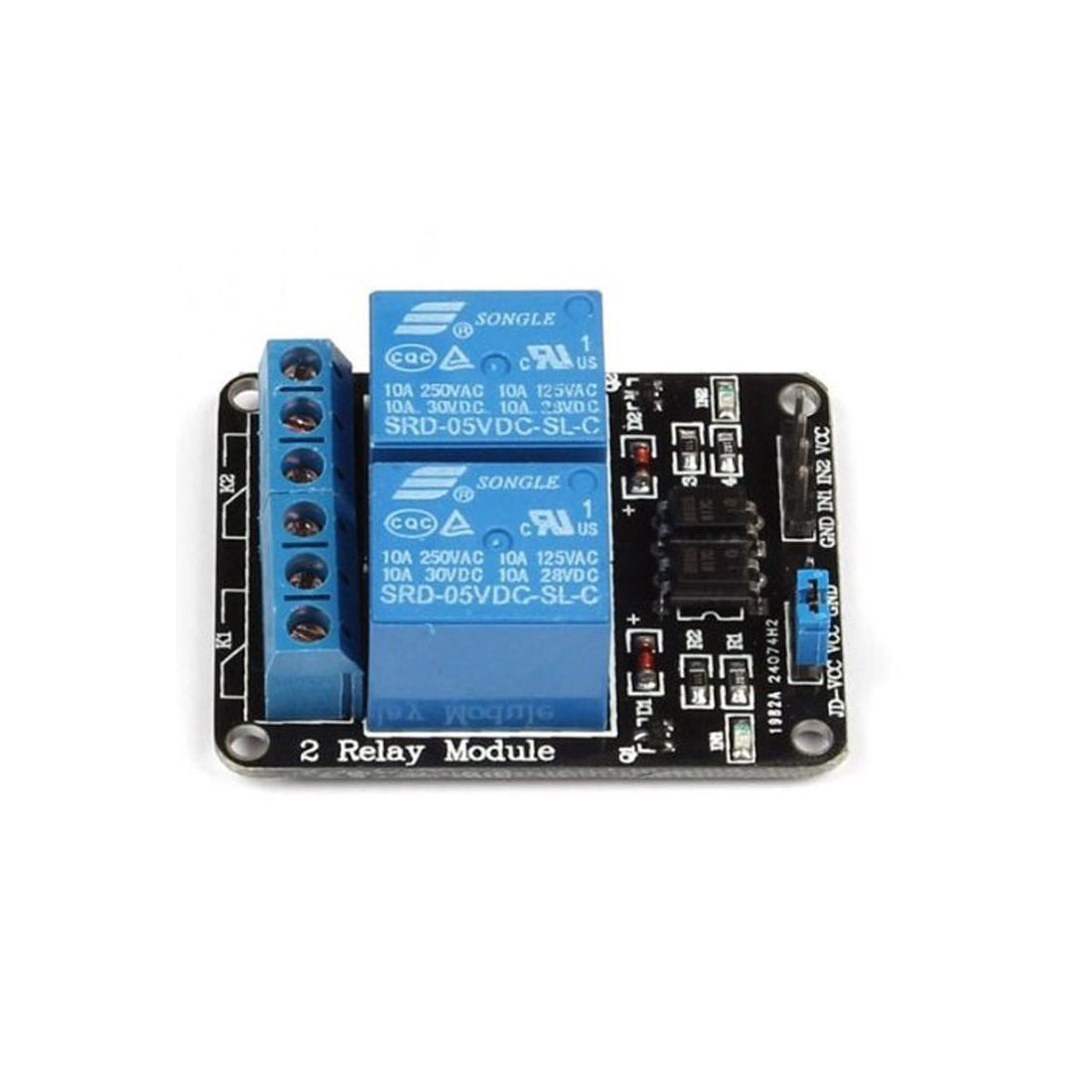 Scheda Elettronica 5V Relay Module 2 relè MODULO 24 – Microelettronica snc