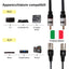 AudioDesign PRO X-Pro line VX211 Double adapter cable from RCA male to XLR3 male, 3 meter interconnection cable, stereo audio connection