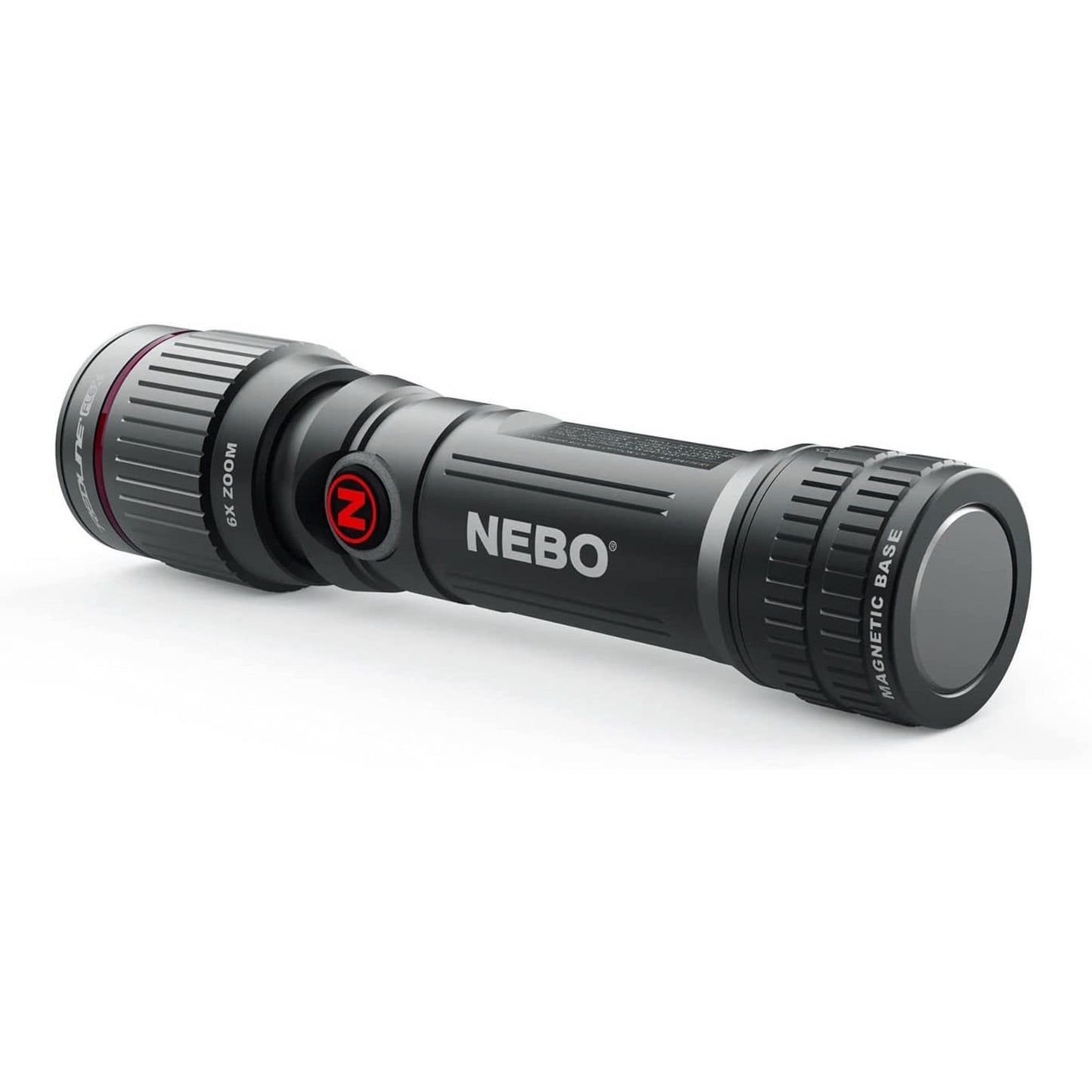 NEBO Lampe de poche portable, 4 modes d'éclairage, base magnétique, étanche avec 500 lumens rechargeable