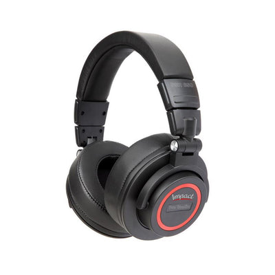 Audiodesign Pro Impact Professional foldable headphones for live studio DJs, 50mm precision drivers