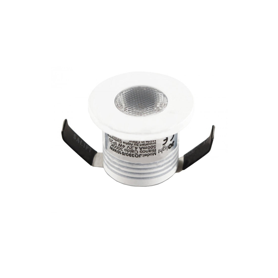 Alpha electronics Recessed LED spotlight, 2.5W, 4000K natural light, round recessed spotlight