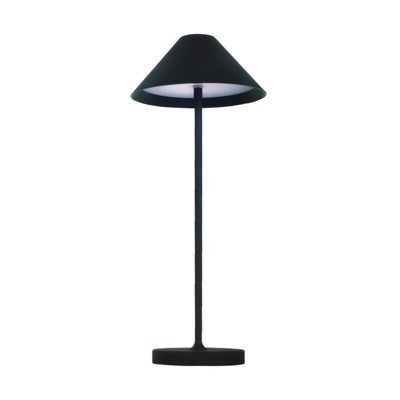 Kelù Lampada LED da tavolo senza fili H35 cm, lampada portatile per esterni a batteria usb, ricaricabile, nera