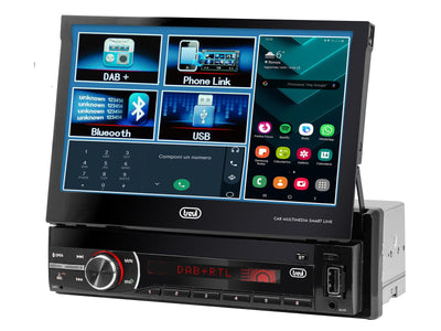 Trevi Sistema Car Video con Monitor Touch da 7" DAB/DAB+ / FM RDS bluetooth MDV6380DAB