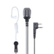 Microphone Midland MA31-L PRO avec écouteur pneumatique PTT, connecteur L 2 broches, push to talk et sélecteur VOX