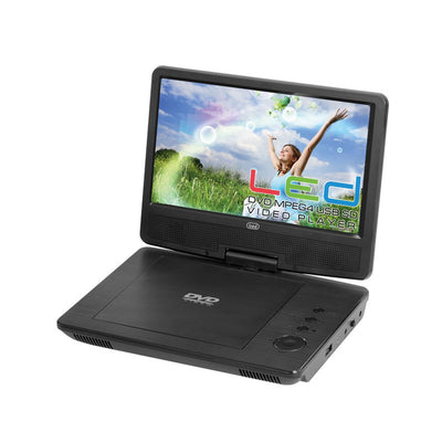 Trevi Lettore DVD portatile con schermo da 9", USB SD, 800 x 480 dpi PDX1409