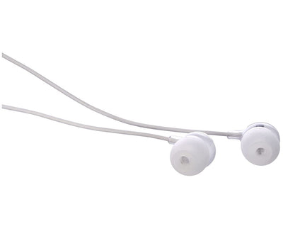 Sony White Silicone Earphones with wire In-ear stereo headphones with noise isolation