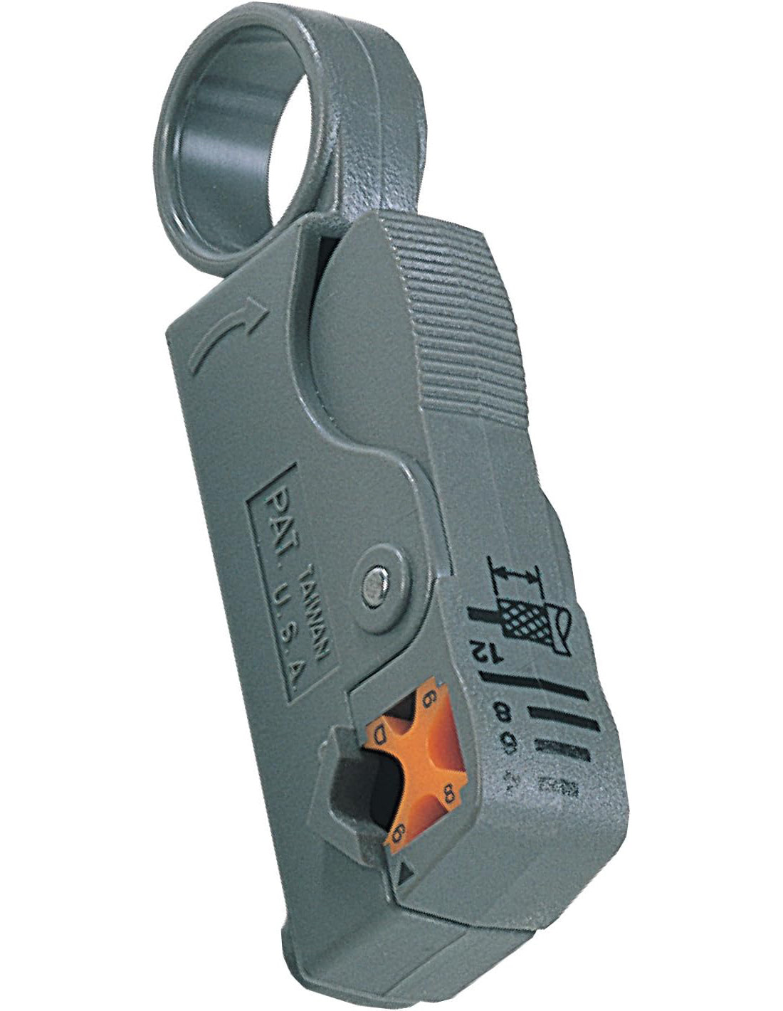 Pro'skit Rotating Coaxial Cable Stripper, Cable Stripper with Adjustable Blade for Coaxial Cables