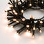 Decoled Catena luminosa a batteria da 50 LED, serie luci natalizie da 3 metri, lampadine decorative luce calda, cinquanta bulbi, timer, lunga durata