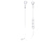 TREVI HMP Mini White Casque Bluetooth, écouteurs avec câble anti-nœuds, microphone intégré