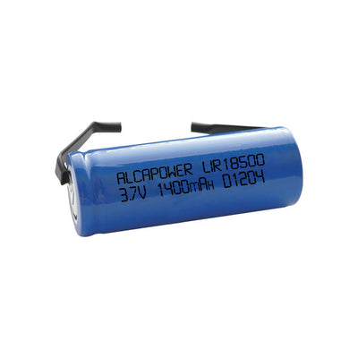 Batteria Ricaricabile accumulatore Li-ion 18500 3,7V 1300mAh Alcapower 202927