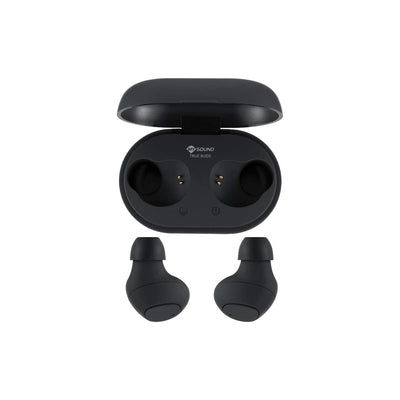 Mysound True Buds, easy fit wireless Bluetooth 5.0 in-ear earphones, with silicone protective shell for the charging case and replacement ear tips