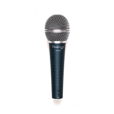 Microphone dynamique AudioDesignPro Professional avec connexion symétrique, avec câble Jack XLR 5 m et étui en PVC noir