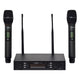 AudioDesign PRO PMU D2 Set of control unit and 2 UHF microphones, professional handheld radio microphone kit, wireless microphone with True Diversity technology