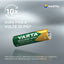 VARTA AA Rechargeable Accu Ready2Use rechargeable batteries pre-charged Mignon Ni-Mh pack of 2 2600mAh - rechargeable without memory effect, ready to use