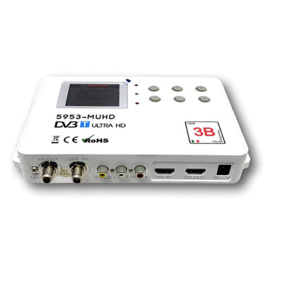 3B Elettronica Modulatore digitale con ingressi CVBS e HDMI e porta USB, per telecamere di sorveglianza, di colore bianco