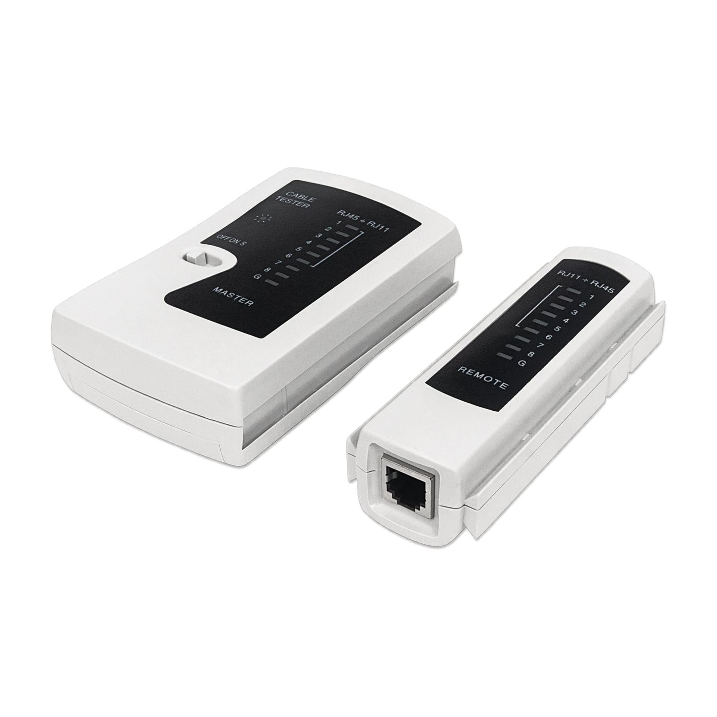 Testeur de câbles téléphoniques modulaires Elcart RJ11 et câbles réseau RJ45, testeur LAN pour vérifier la connexion