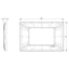 Vimar Plana 14653.01 Placca per supporto 3 moduli in tecnopolimero, placchetta interruttore luce, colore bianco