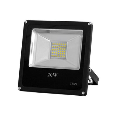 Alcapower Outdoor LED lamp, 20W SMD LED projector, dimmable LED spotlight, 4000K natural light