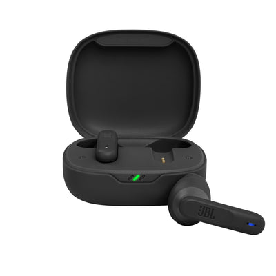 JBL Wave 300 TWS Auricolari True Wireless, Cuffie In-Ear Bluetooth Senza Fili con Microfono Integrato, Impermeabili IPX2, Fino a 26h di Autonomia Combinata, Custodia Ricarica, Nero