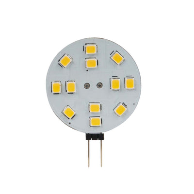 Ampoule LED bi-broches ON SMD, culot G4, 2W, lumière froide 6000K, 9-30Vcc, 230 lm, ampoule LED lumière froide