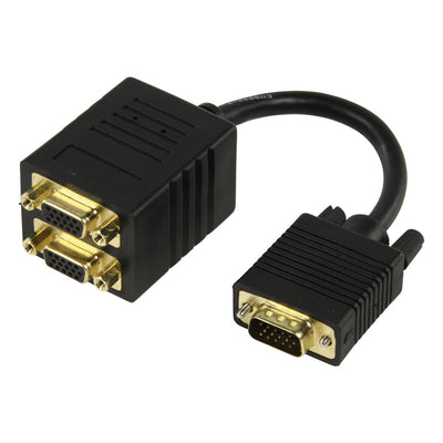 GBC VGA Splitter Cable, VGA Splitter to 2 VGA Output, VGA Cable, 15cm