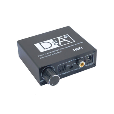 GBC Convertitore audio digitale analogico, con amplificatore per cuffie, convertitore analogico digitale