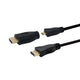 ISNATCH HDMI to Micro HDMI Cable with Adapter, High Speed ​​HDMI Cables with Ethernet