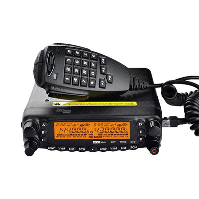 Polmar Ricetrasmettitore veicolare, ricetrasmettitore Dual Band VHF/UHF, 809 canali e display LCD