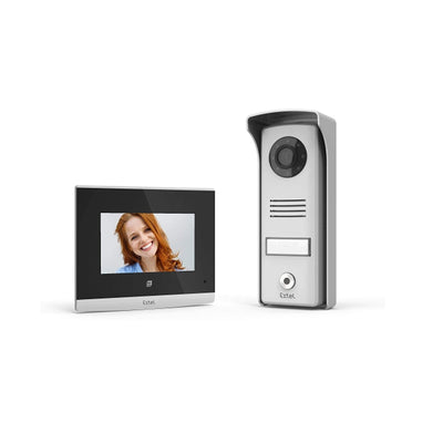 Interphone vidéo Compact Extel, moniteur tactile 4" 2 fils, interphone avec vision nocturne