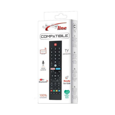 Jolly Line Telecomando smart tv controllo vocale compatibile con Panasonic pronto all'uso