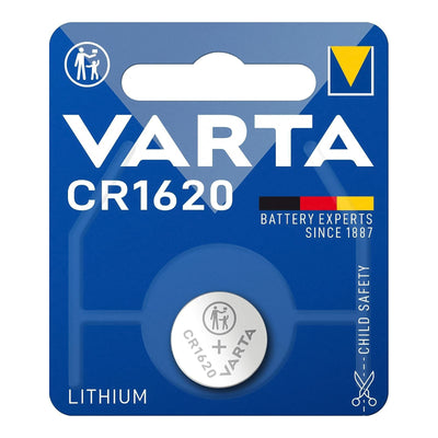 VARTA CR1620 Batteria al litio a bottone 3V, pila piatta, specialistica, diametro 16mm