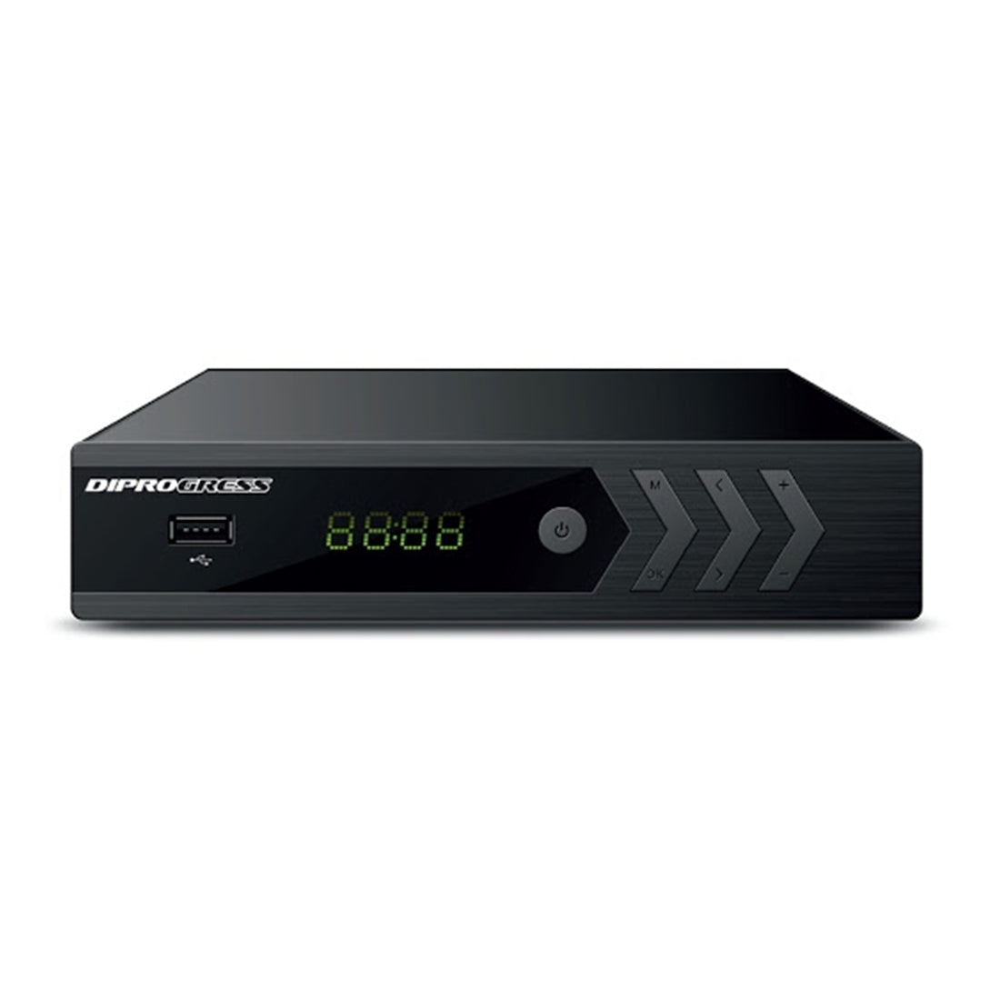 Décodeur numérique terrestre PVR 2 TUNER DVBT2 H265 PVR - RCU 2IN1 avec télécommande TV universelle