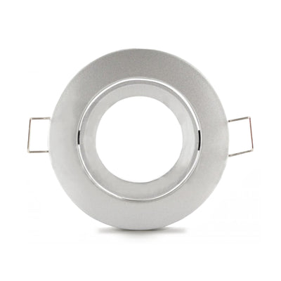 Alpha Elettronica Satin support for LED lamp, adjustable ring, GU10 - Ø83mm, bulb support