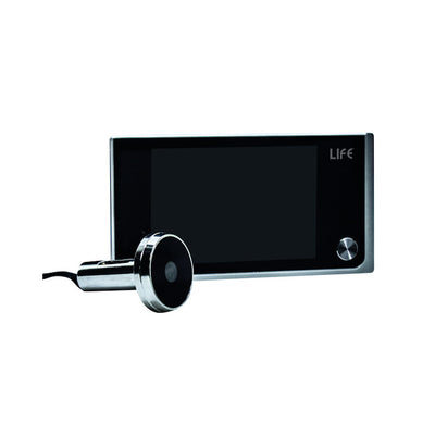 Life Spioncino digitale con monitor da 3.5" LCD a colori, spioncino per porta blindata, angolo visione 120°