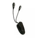 O.N Lampada led da lettura, con 2 bracci snodabili clip a molla e porta USB, luce da lavoro per leggere libri o e-reader