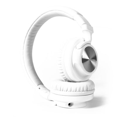 Sweex Open-Head Headphones, White Headphones, 1.20m Cable Length, 40mm Drivers, Foldable Headphones
