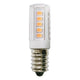 LIFE Lampadina LED impiegabile anche nei frigoriferi, luce calda 3000K, attacco E14 con 3W