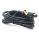 Metronic Cavo Prolunga coassiale TV M/F nero, cavo per antenna TV, ricezione canali HD, 5 m