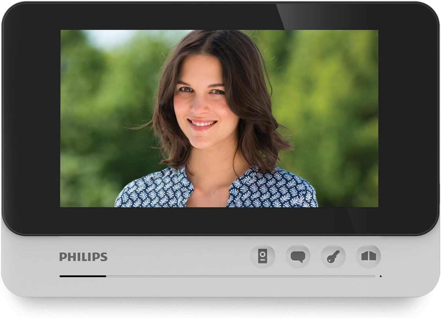 Philips Videocitofono monofamiliare con schermo da 7", videocitofono a 2 fili facile da installare