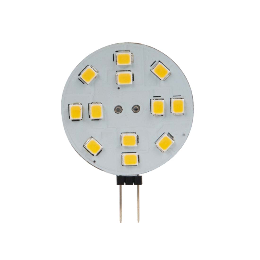 Ampoule LED SMD à deux broches, culot G4, 2W, ampoule LED à lumière chaude naturelle 4000K, 9-30Vdc