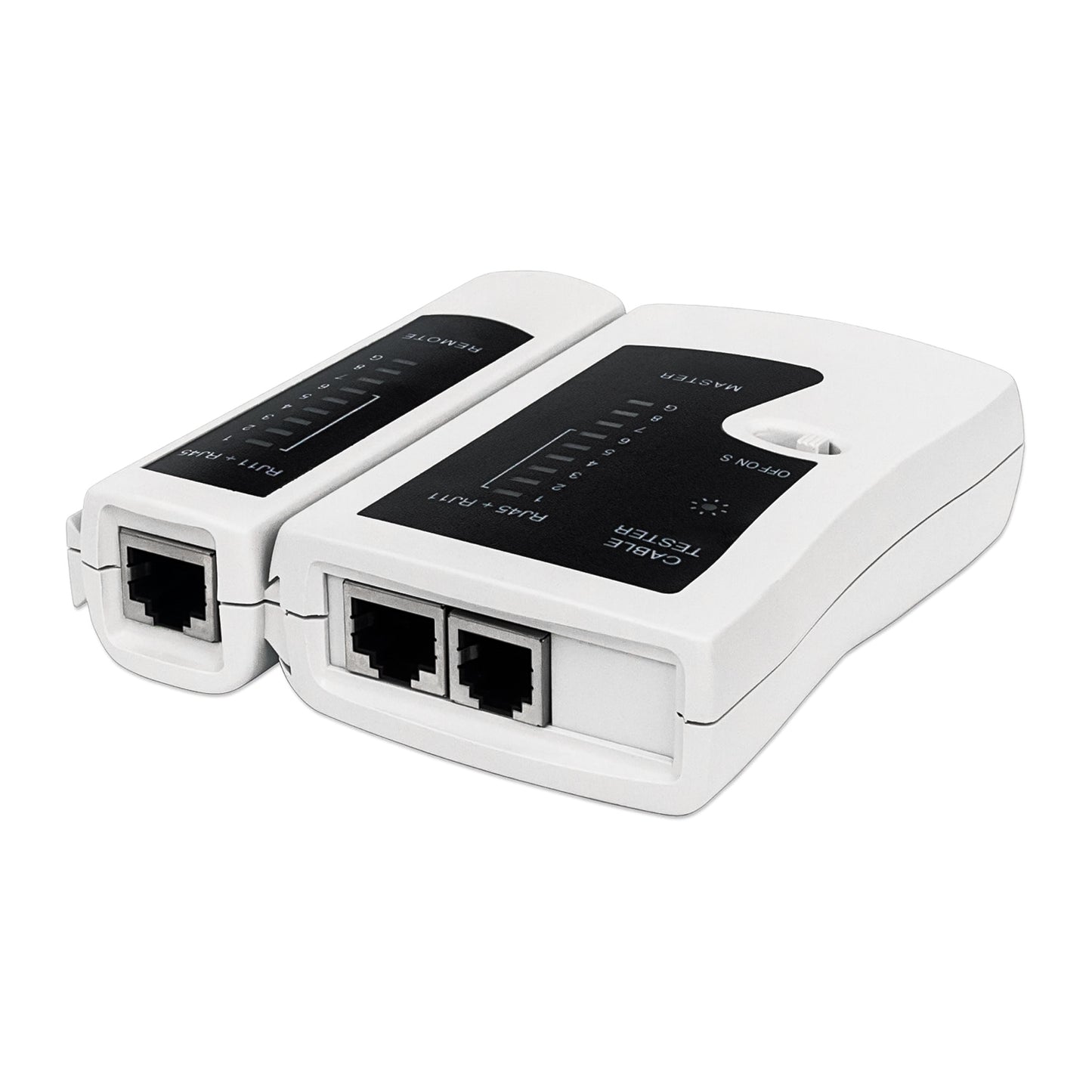 Testeur de câbles téléphoniques modulaires Elcart RJ11 et câbles réseau RJ45, testeur LAN pour vérifier la connexion