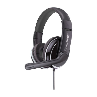 Karma Casque de jeu USB avec microphone, casque avec microphone, oreillettes réglables, 250x190x85 mm