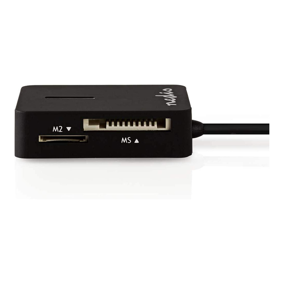 Nedis Lettore di schede di memoria USB 2.0 all-in-one da viaggio, lettore di schede multiple plug&play
